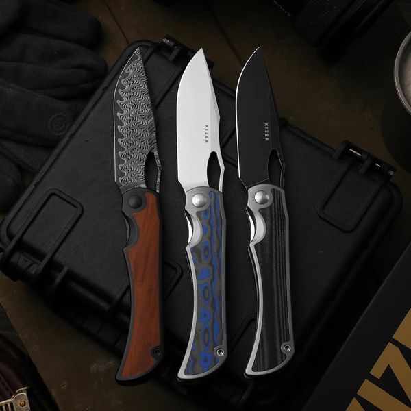 Allure | S45VN | Micarta With Vortex Pattern