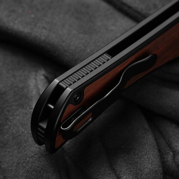 Allure | S45VN | Micarta With Vortex Pattern