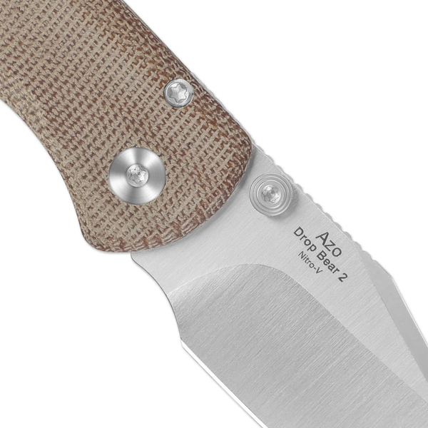 Drop Bear 2 | Nitro-V | Micarta | Button Liner Lock V3619.2CC1 фото