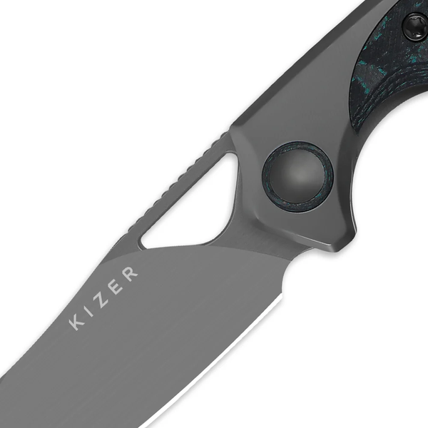 Ara | S45VN | Titanium & Camo Carbon Brittany Blue Ki3729A2 фото