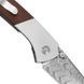 Spitfire | Damascus Steel | Aluminum & Mkuruti Wood