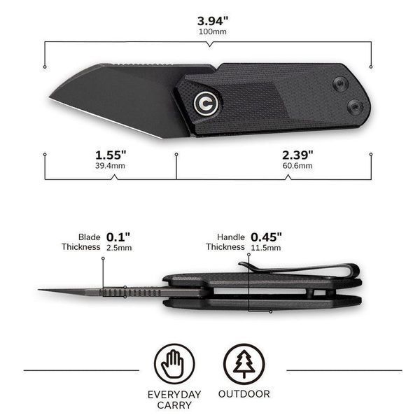 Ki-V | 9Cr18MoV | G10 black