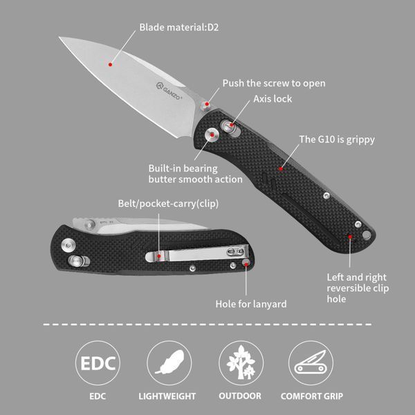 G771-BK | D2 | G10 black