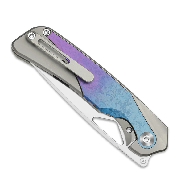 Topsail | S45VN | Titanium & Crystallized Titanium
