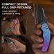 Mini Bulldog | S45VN | Titanium & Crystallized Titanium
