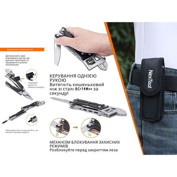 Мультитул NexTool Wrench W4 NE20362A фото