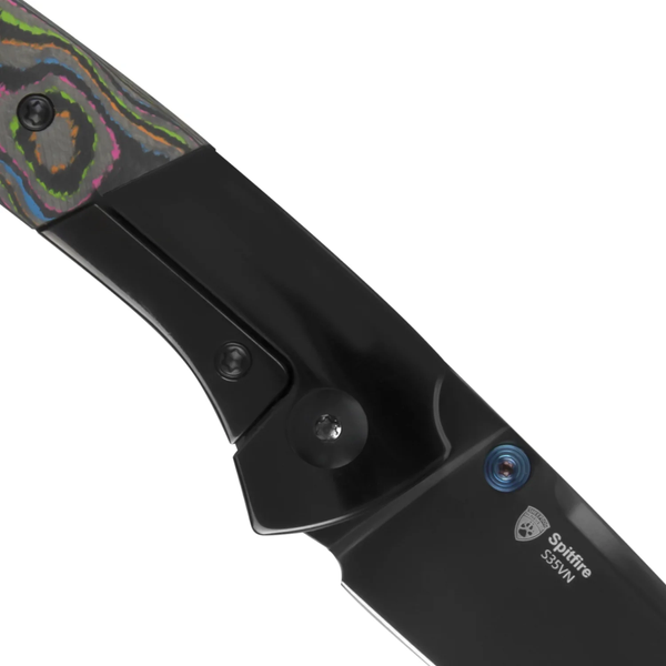 Spitfire | S35VN | Titanium & Camo Carbon